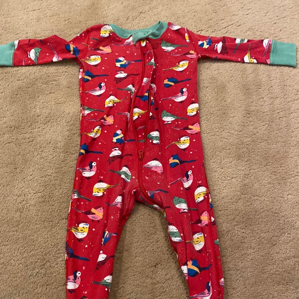 HA Zipup Footy PJs 12-18m